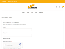 Tablet Screenshot of jr-sportpromotions.com